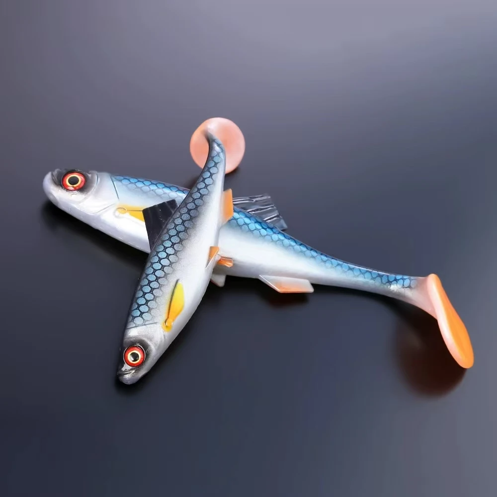 1Pc Fishing Lure Big Size Soft Bait Lures 20cm/7.87in/59.5g Swimbait Artificial Fishing Gear image 6