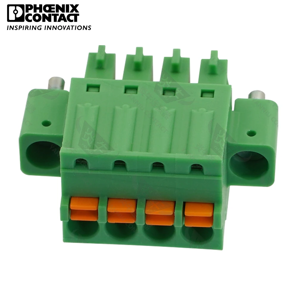 

3.81mm Original Genuine Phoenix Contact Connector PCB Pluggable PLUG-IN Terminal Block 4 Pin FK-MCP 1.5 STF 3.81 1851258 8A 160V