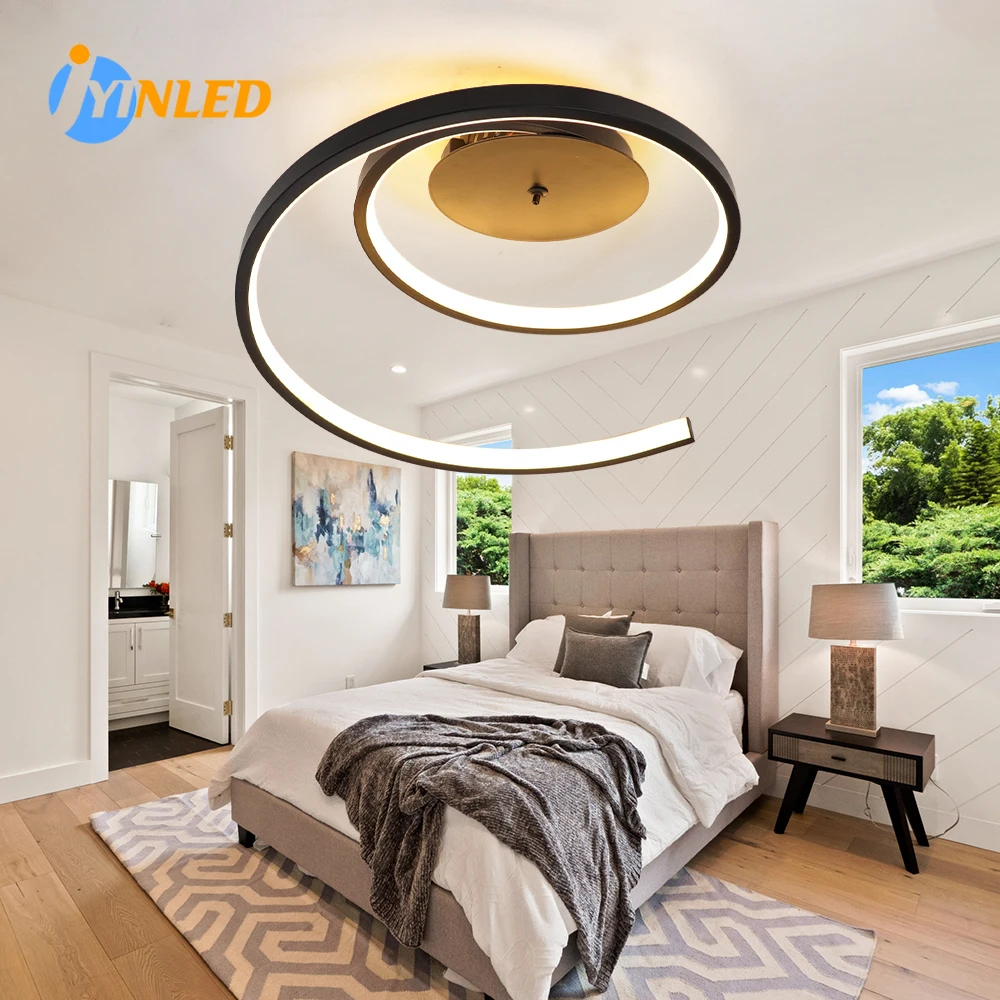 Led Circle Rings Ceiling Hanging Chandelier Modern Pendant Lamp Silver Loft Living Dining Room Kitchen Indoor Lighting Fixture