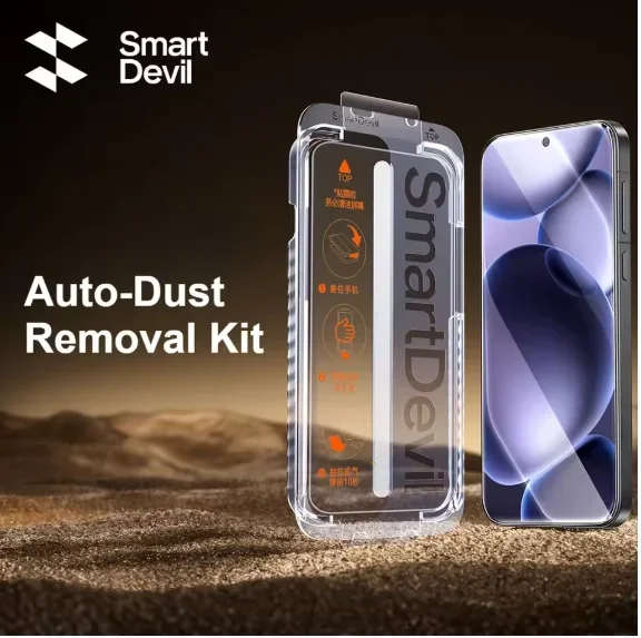SmartDevil Dust-Free Cabin HD Tempered Glass Film for OPPO Find X9 Pro/X8s Anti-Fingerprint Screen Protector