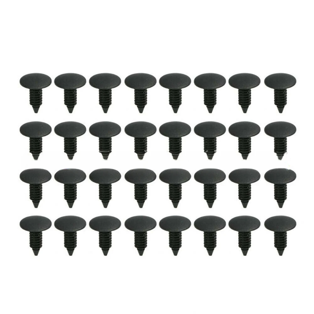 50/100pcs Car\'S Universal 8mm Automotive Fixing Rivet Inverted Tree Shaped Screw Bolt  Trunk Buckle Thermal Insulation Cotton CN