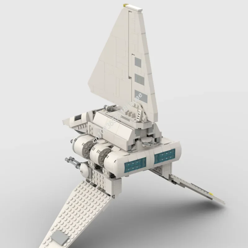 MOC Star Battle – blocs d'empilage de Modification de navette impériale, modèles de jeu, ensemble de construction, jouets classiques pour adultes, passe-temps à collectionner