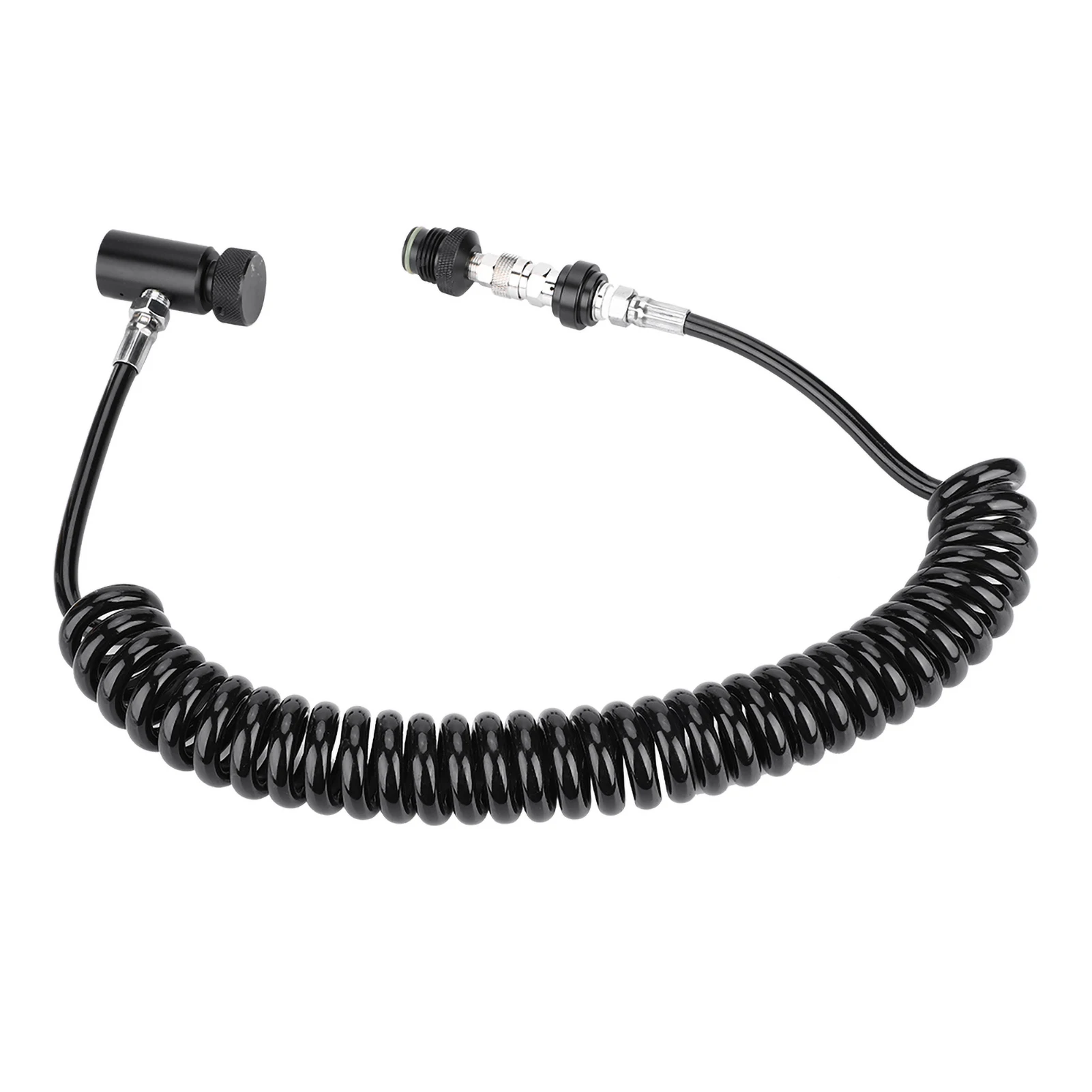 New Cylinder Connection Hose Remote Hose. Valve Hose Paintball Marker Remote Coil Cylinder Connection Valve Hose Corrugated Hose