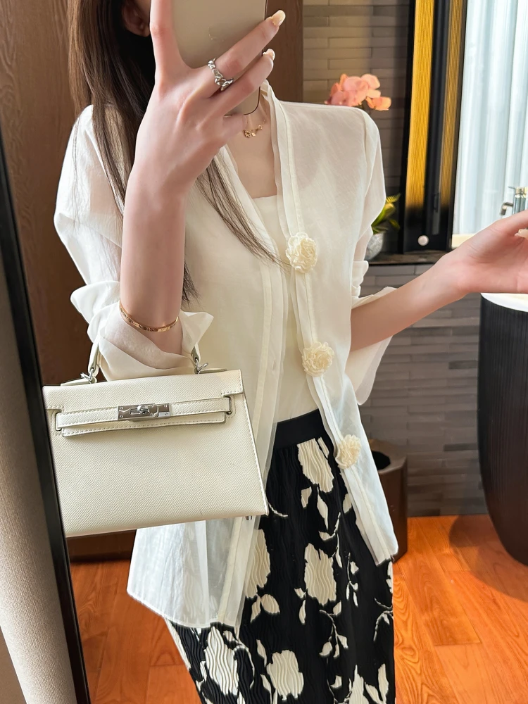 

Женский летний кардиган V-образного кроя Ele YOU SEE: модный дизайн, защита от солнца, эффектный образ