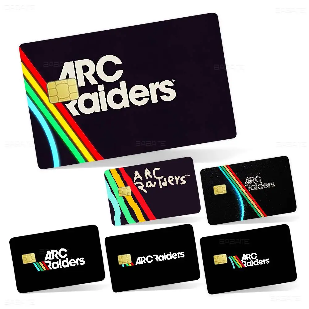 A-ARC Raiders Game Anmie Sticker Film Skin Cover for Credit Card Debit Bank Card Front