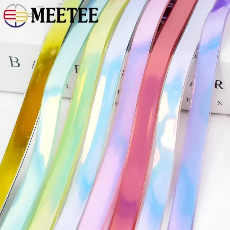 2/3/4/5/10Meters 12mm Flat Silicone Rope Reflective Leather Cords Ribbon Keychain Strap Bags Decoration DIY Crafts Accessories
