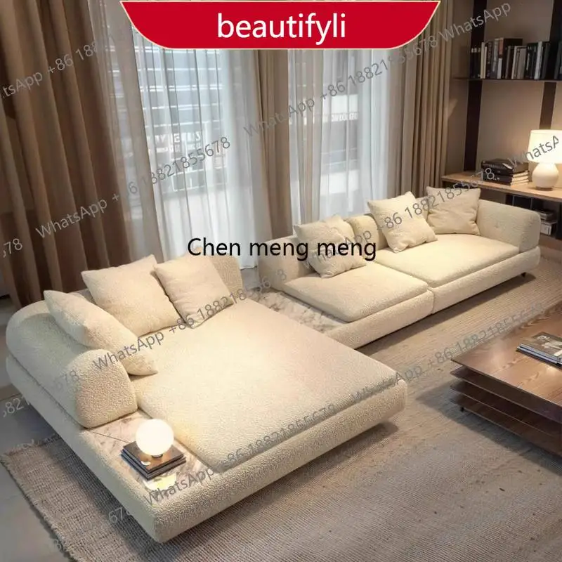 

M45 Narrow Puff Living Room Sofas Beige Designer Curved Floor Living Room Sofas Modular Corner Banken Woonkamer Furniture For Ho