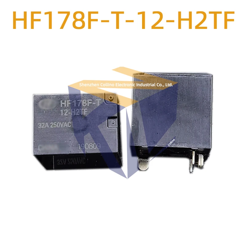 2pcs HF178F-T-12-H2TF 12VDC 32A for new energy electric vehicle charging pile