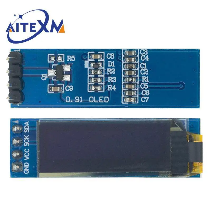 0.91 Inch OLED Module White/Blue 0.91