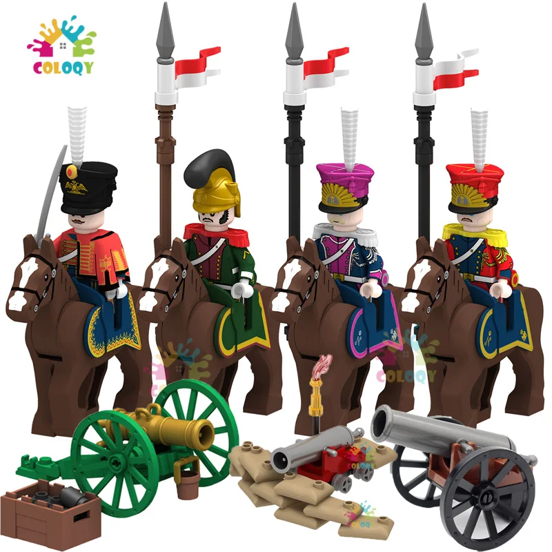 

Kids Toys Napoleonic Cavalry Building Blocks Horse Saddle Soldiers Mini Action Figures Toys For Kids Christmas Gifts