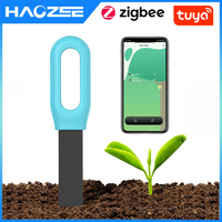 Tuya Smart Zigbee Soil Tester Temperature and Humidity Meter Thermo Hygrometer Garden Automation Irrigation Detector