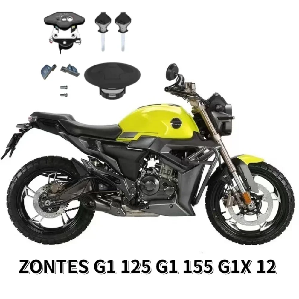 Serrure de porte électrique pour moto, bouchon de carburant précieux, adapté pour Zontes G1 125 G1 155 G1X 12, tout neuf