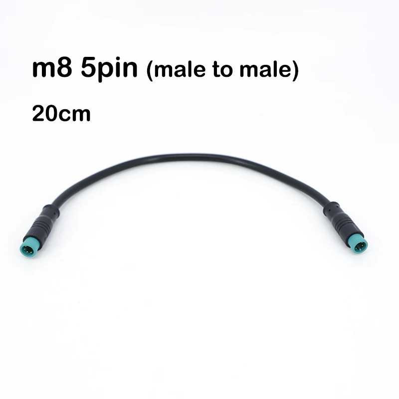 20/30 cm M8 2 3 5 Pin E-bike Sensor männlich weiblich zu männlich weiblich Ebike stecker Kabel Butt Joint Elektrische Fahrrad Wasserdichte Draht