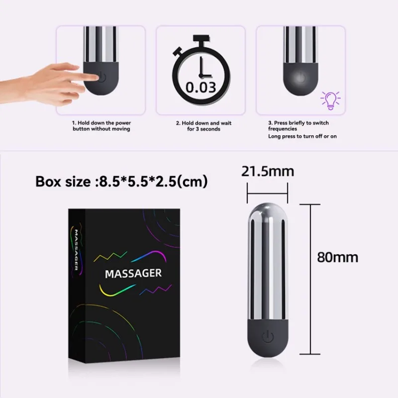 

Перезаряжаемый через USB мини-вибрационный массажер-водонепроницаемый, 10 скоростей, многофункциональный, различные цвета