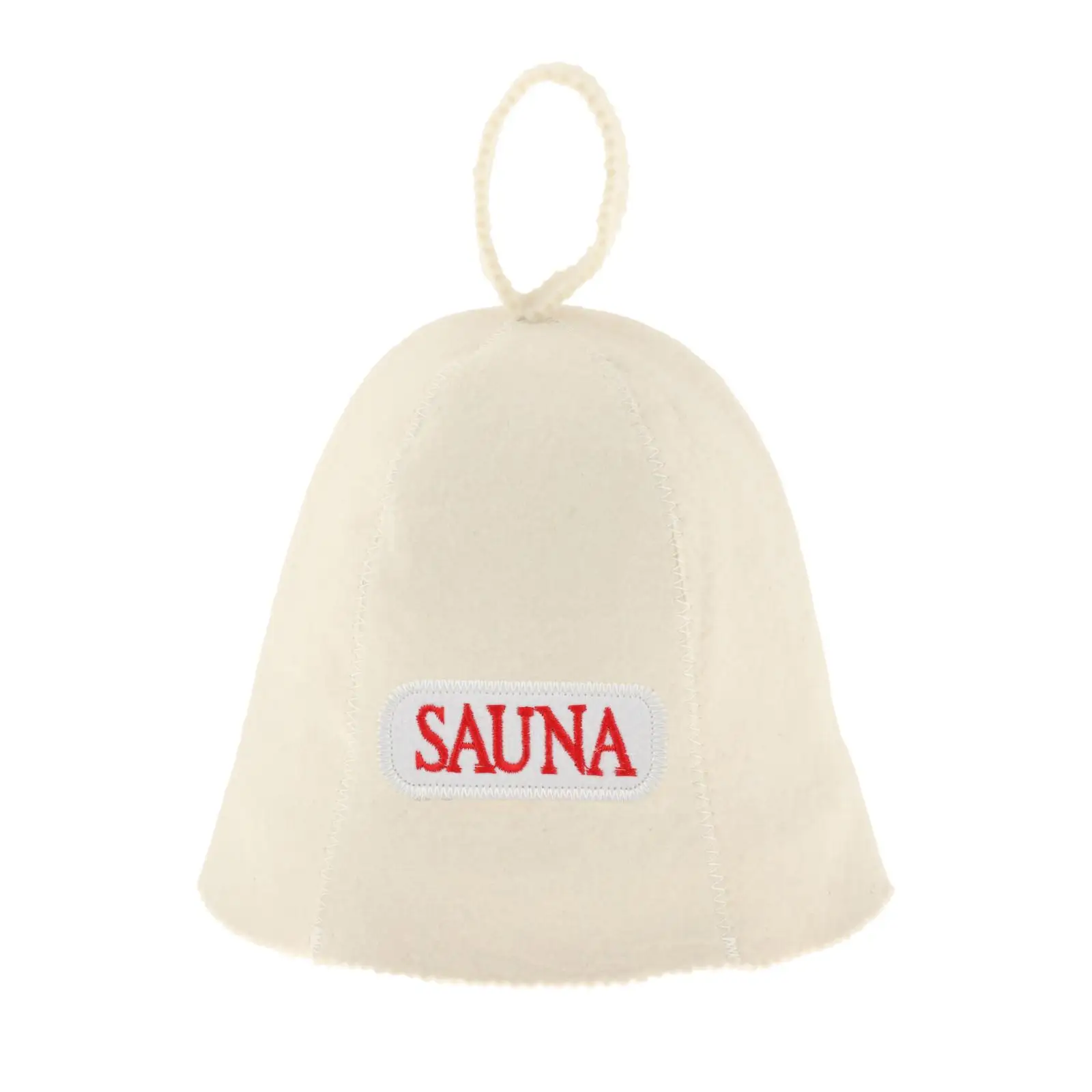 1 pezzo Sauna Cappello in feltro di lana Anti-calore Sauna Bagno Casa Protezione dei capelli con ricamo Uomo Donna Accessori alla moda