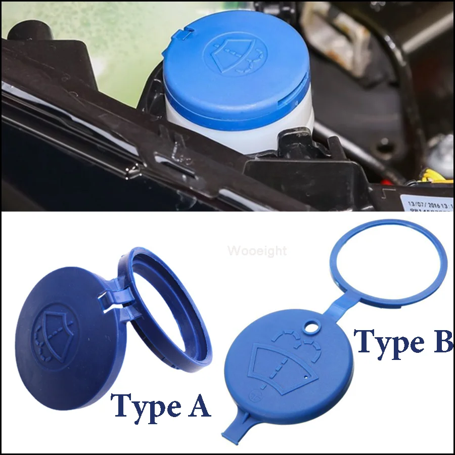 Wooeight Fluid Tank Windscreen Wiper Washer Bottle Cap Lid For Peugeot 301 307 308 408 508 Citroen C-Quatre Triumph C4L C5 C2