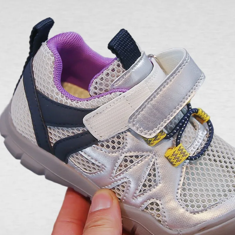 Fashionable Girls' Sports shoes Spring Autumn New Boy Outdoor soft soled Mesh Surface lightweight Running Leisure shoes 26-37