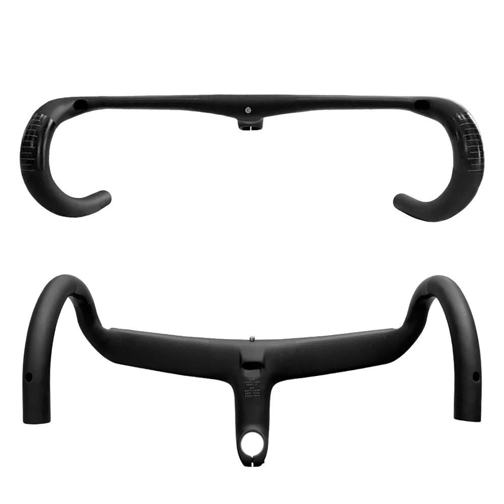 Vollcarbonfaser-Fahrradlenker für Rennräder mit interner Kabelführung, geeignet für SL8 integrierten Drop-Lenker. – Detail 7