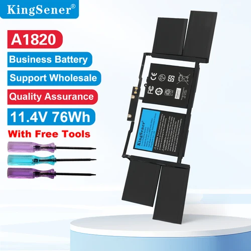 KingSener A1820 batería de ordenador portátil para APPLE MACBOOK PRO 15 ""A1707 2016 2017 Año 11,4 V 6667mAh 76WH herramientas gratuitas