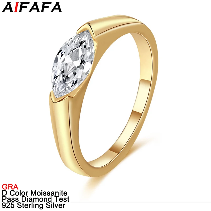 

Real Horse's Eye Moissanite Diamond Rings for Men Women s925 Silver White Green Moissanite Lovers Couple Ring Fine Jewelry