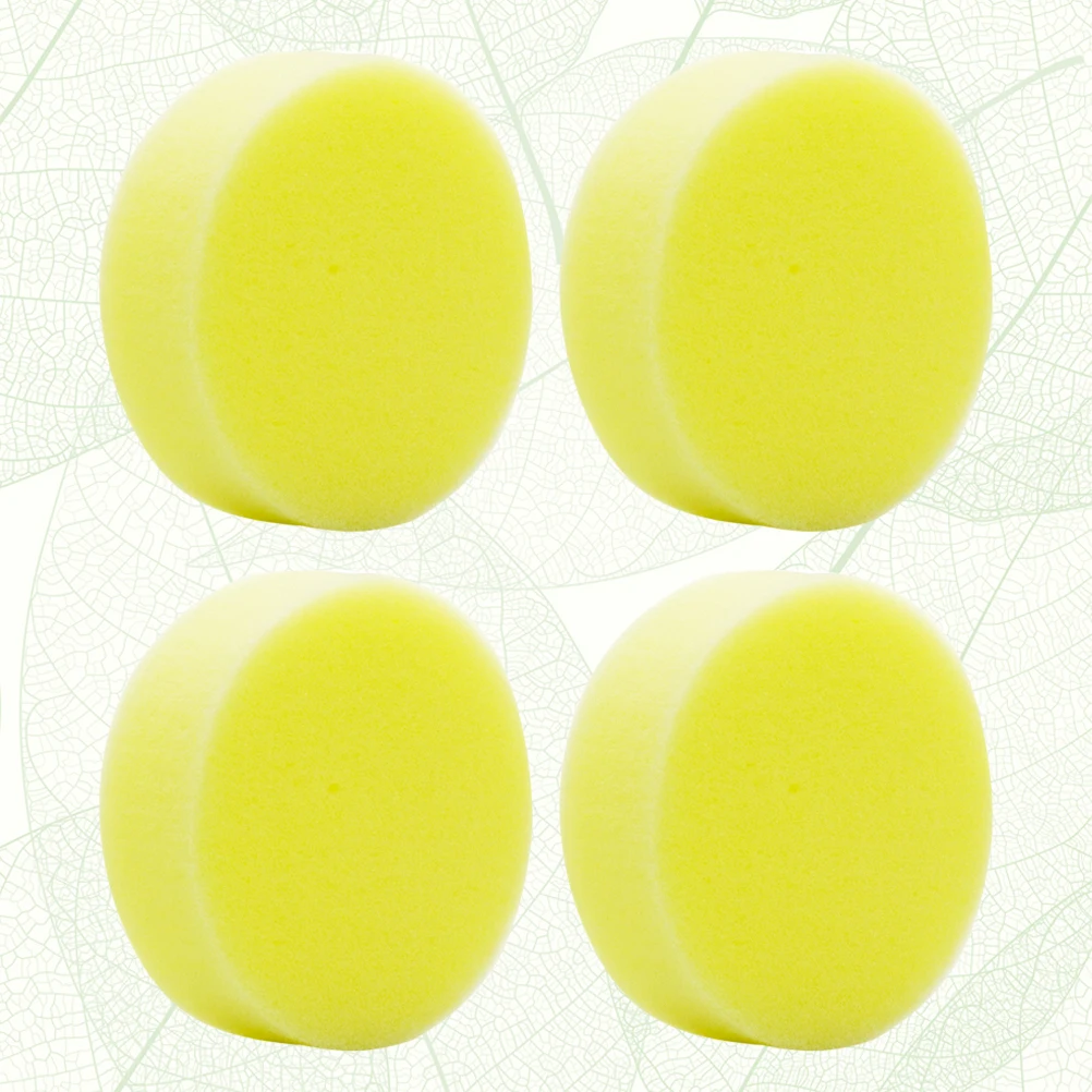 

4Pcs Cleaning Sponge Premium Waxing Polish Pads Durable for Stain Removal Washing Tool Cleaning Sponge
