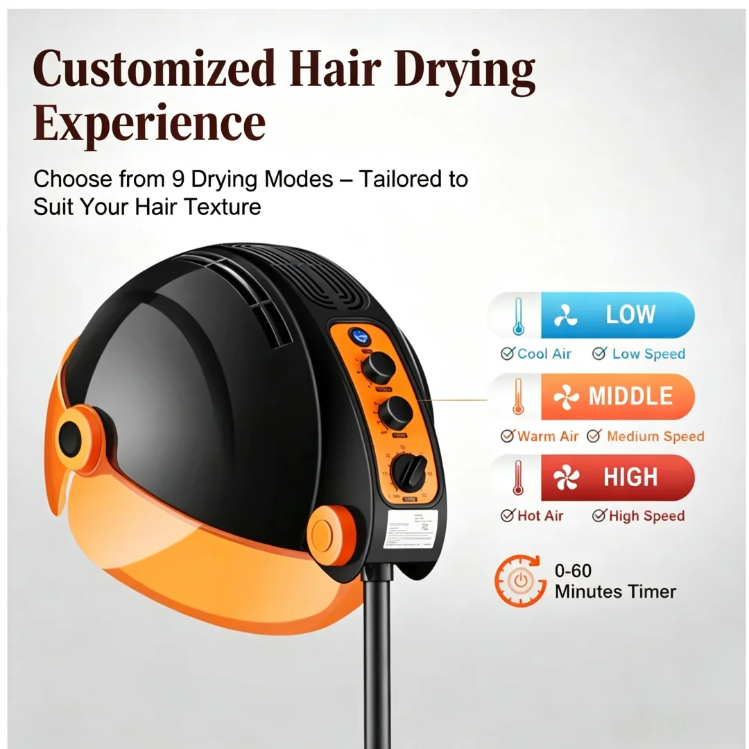 Hair Steamer Cold Perm Hair Processor Hair Treatment Accelerator Constant Temperature Hair Care Machine for Hair Dyeing Perming