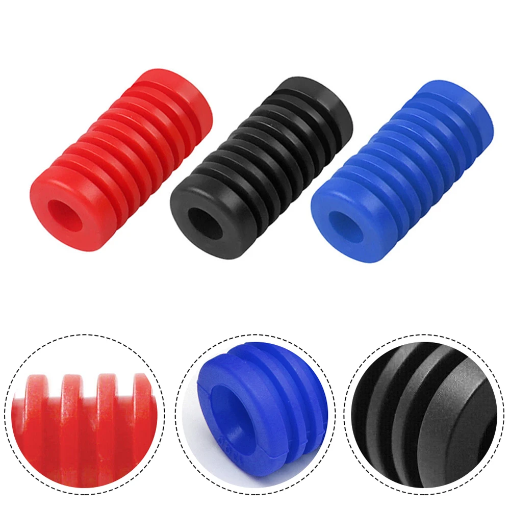 8mm Motorcycle Gear Lever Foot Pad Pedal Rubber Cover Universal Pedal Cover Suitable for Yamaha Suzuki Kawasaki Honda