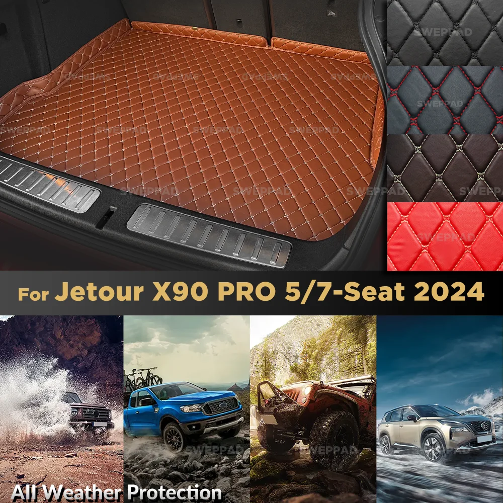 

SWEPPAD для Jetour X90 PRO 5/7-Seat 2024, индивидуальный коврик для багажника автомобиля, антигрязный коврик, грузовая подкладка, автомобильные аксессуары для интерьера