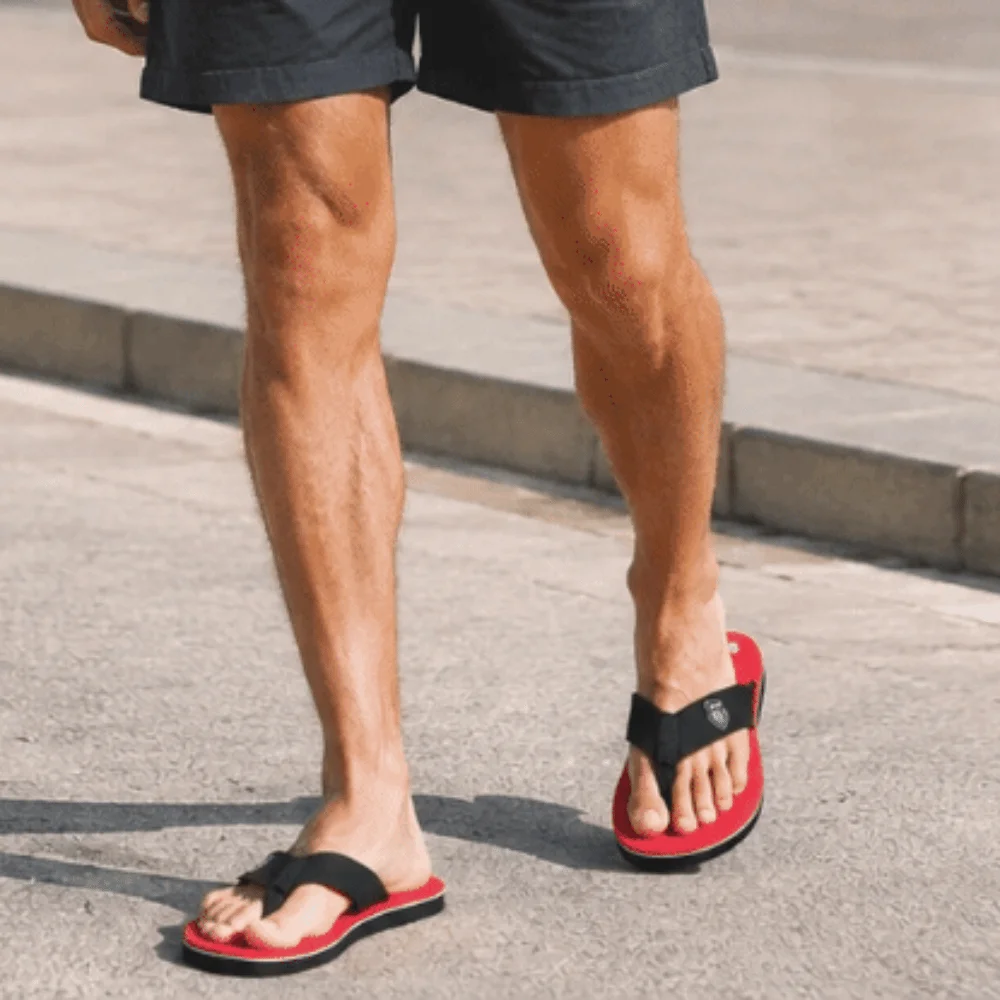 Male Flat Beach Sandals Casual Shoes Flip Flops Soft Soled EVA Men Slippers Beach