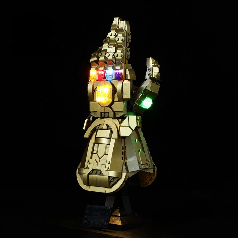 Geen bouwstenen Lampverlichting voor Infinity Gauntlet 76191 DIY Speelgoed Alleen cadeau Verlichtingsset