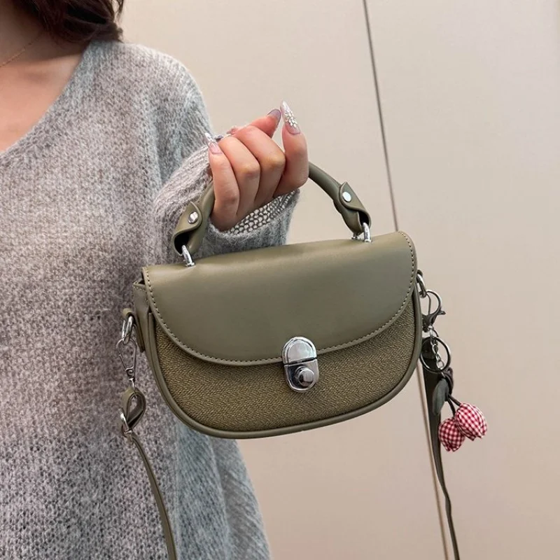 

Luxury Brand High-End Leather Women's Crossbody Bag Popular Classic Elegant Stylish Hardware Trendy Vintage Bag​