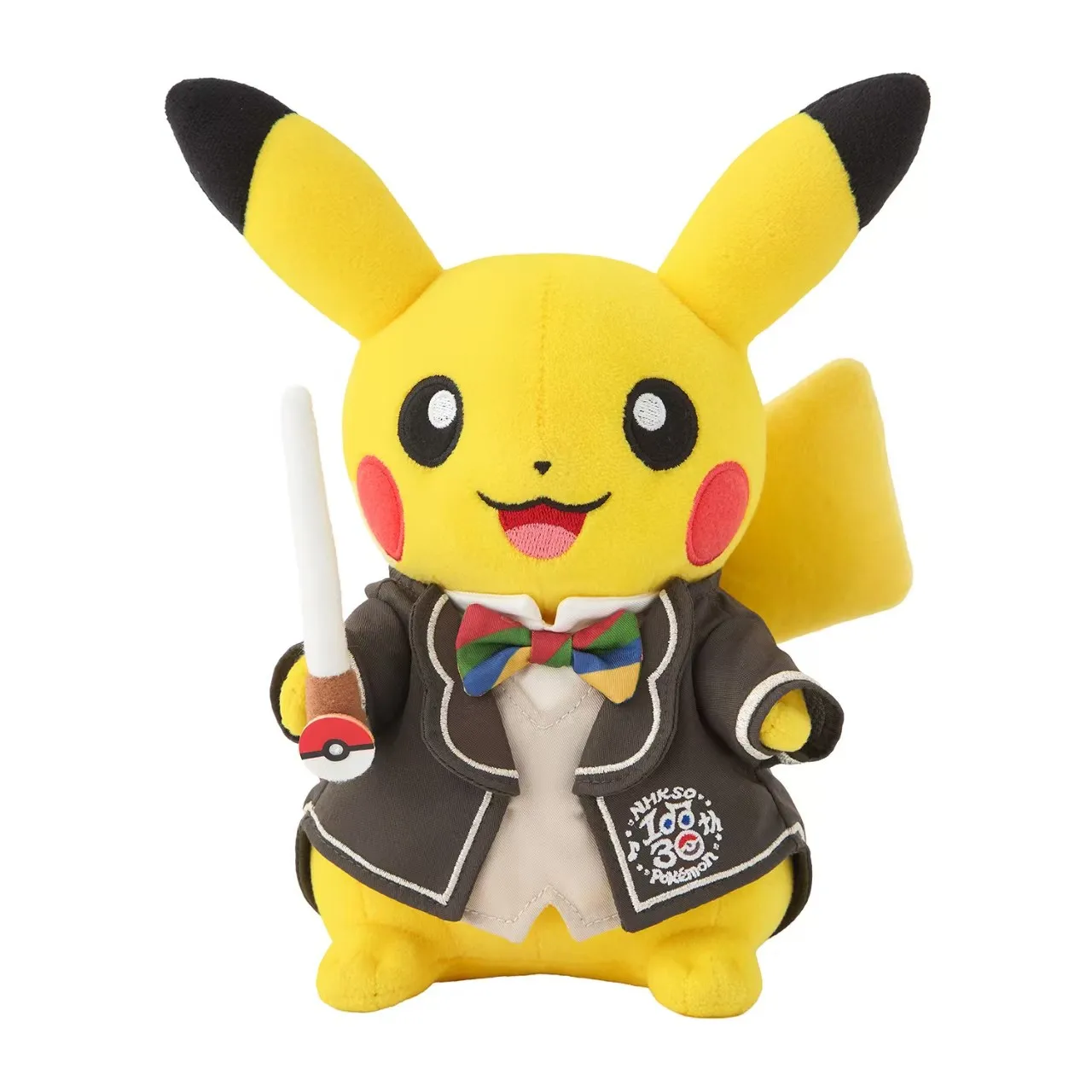 Pokémon x Super Cute Symphony Orchestra Collaboration - Conductor Pikachu Plush Doll / Figurine Collectible Souvenir