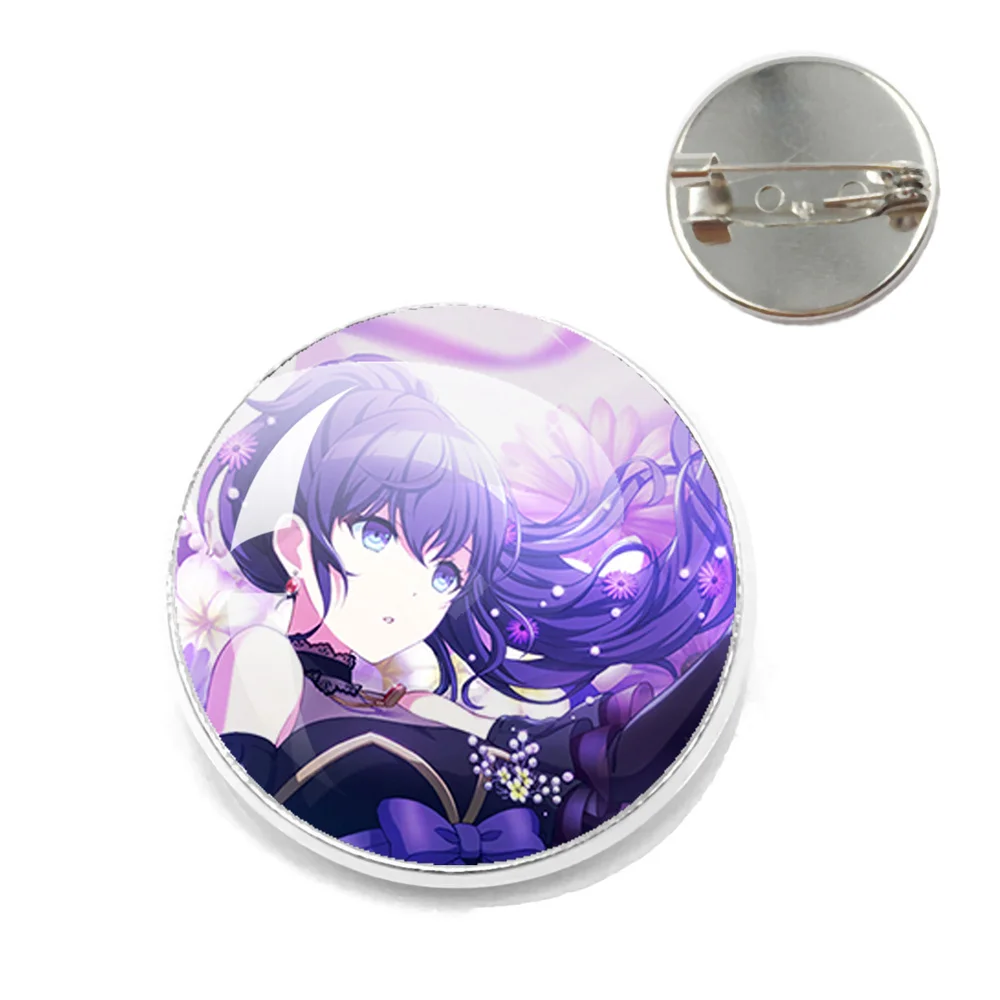 Japanese Anime Peripheral Products Nightcord Asahina Mafuyu Brooch Backpack Badges Accessories Gifts