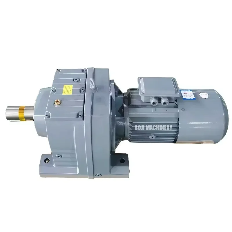 Tianqi R series 1 60 rpm electric gearbox motor 5hp helical gear motor low speed reducer for sewing machine