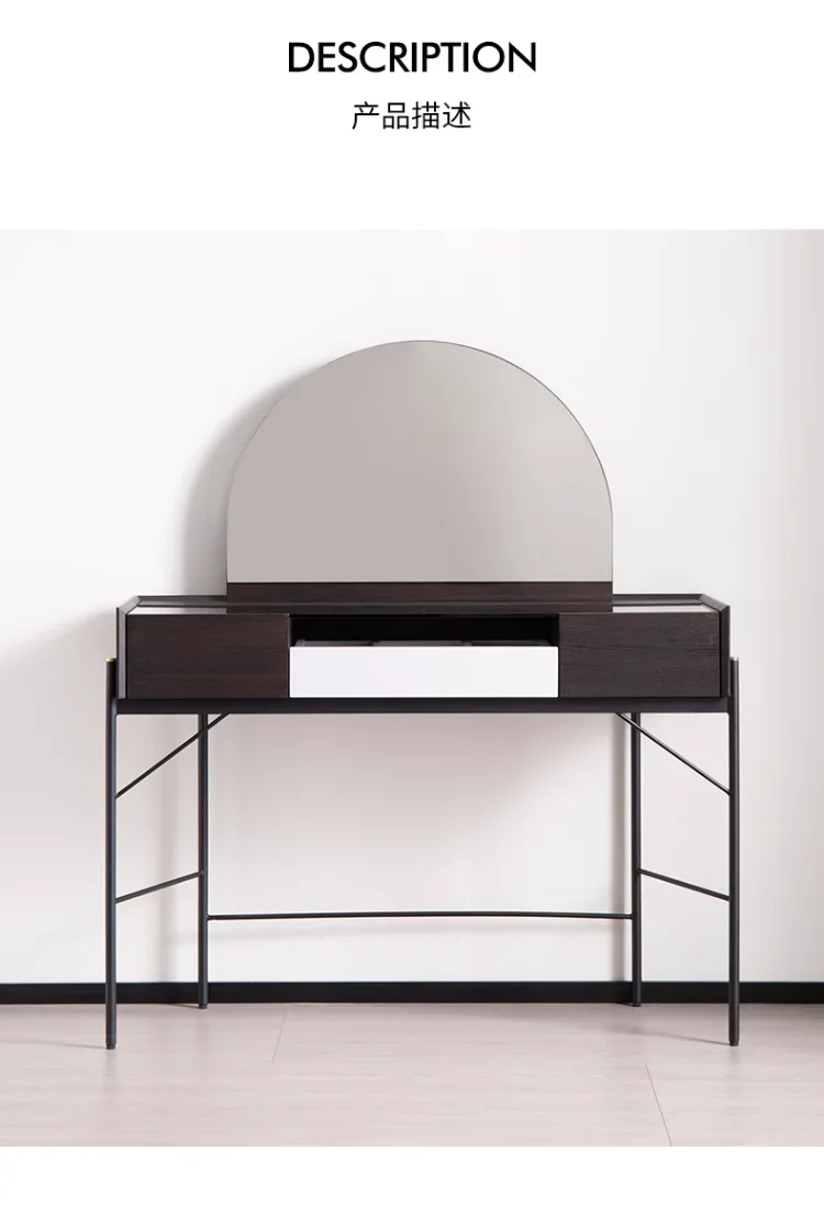

Toppinis Italian minimalist dressing table bedroom small apartment simple modern high-end dressing table dressing mirror