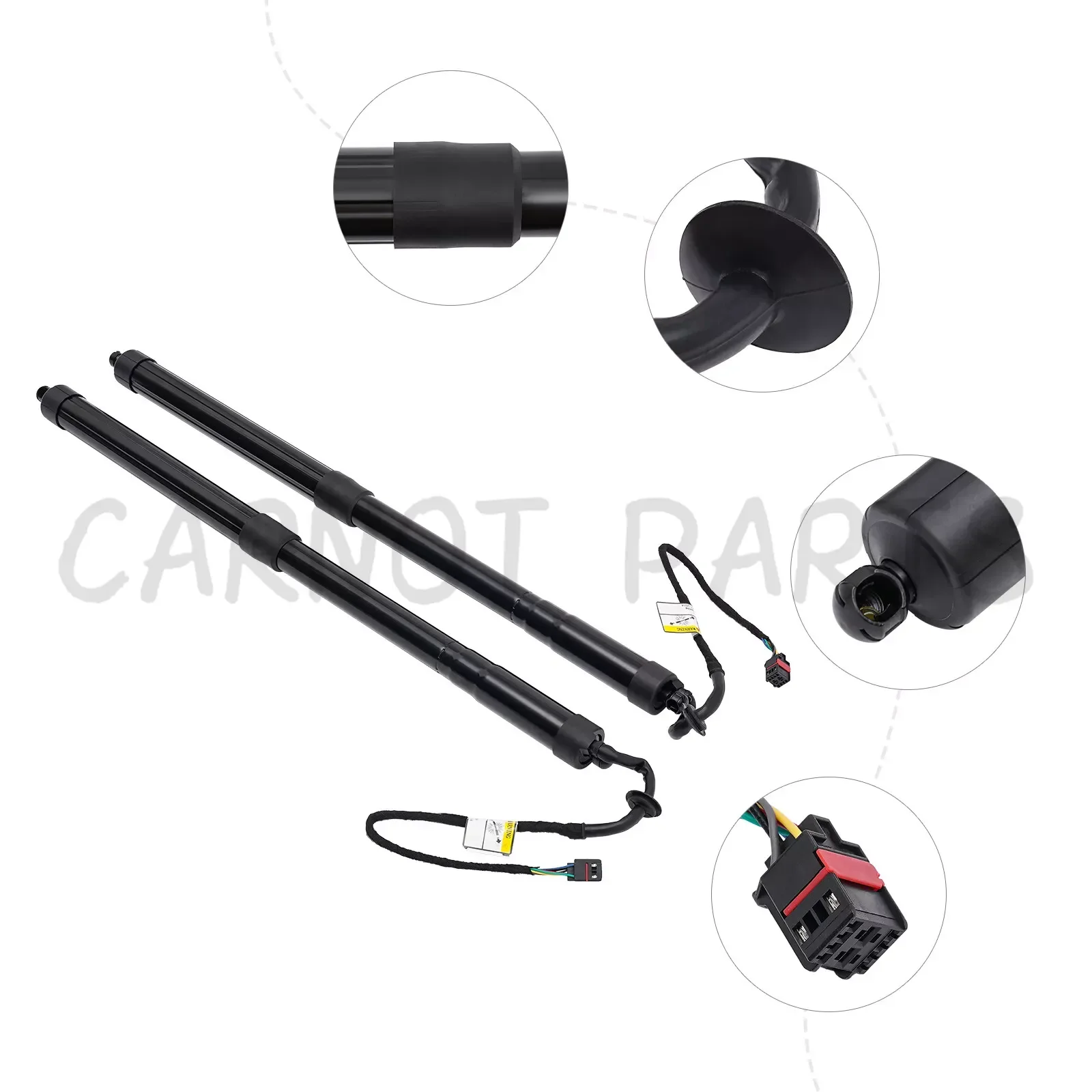 2x Rear Electric Tailgate Power Lift Supports For Porsche Cayenne 2011 - 2014 95851285104 95851285106