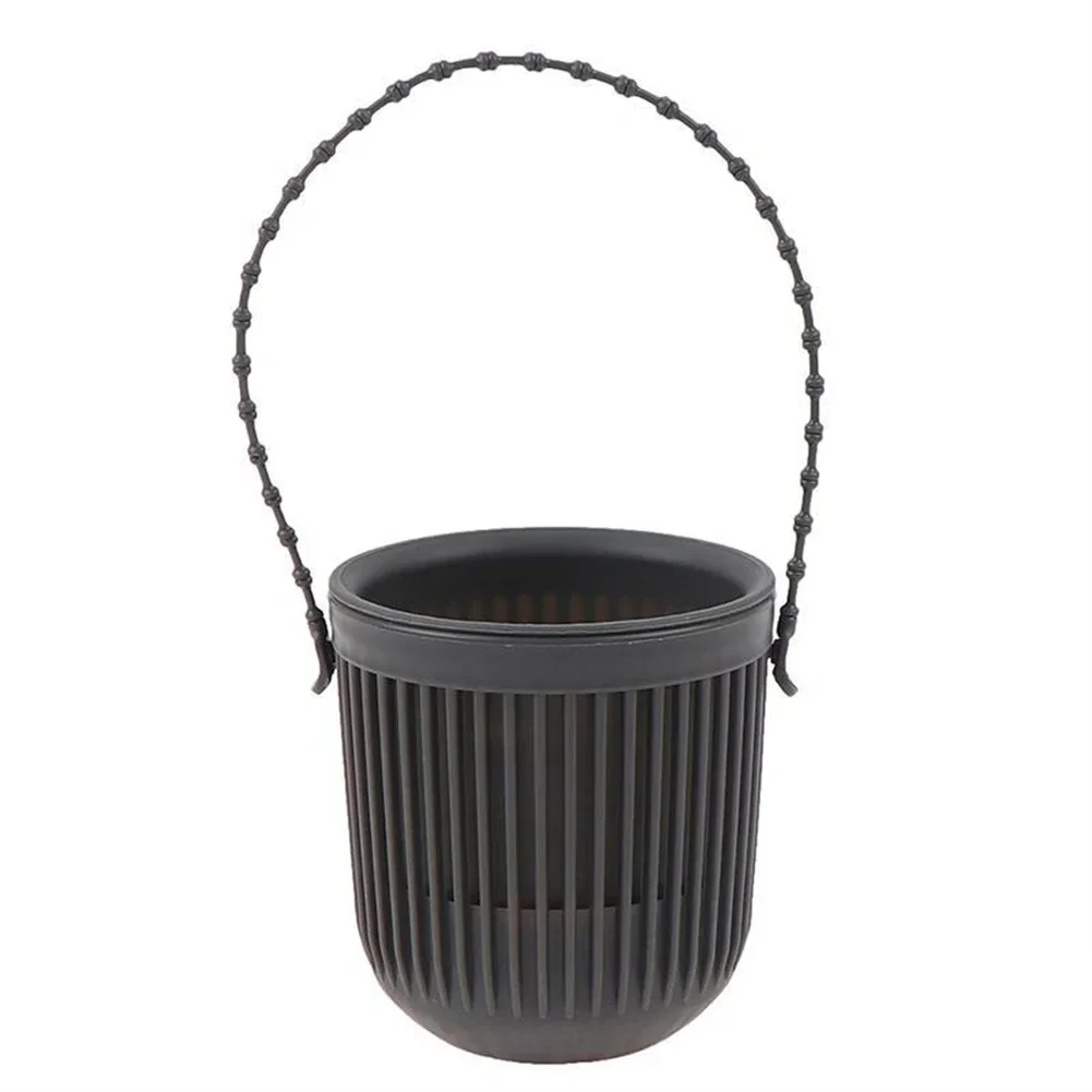 New Creative Simple Double-layer Plastic Planter Desktop Ornament Hanging Flowerpot Plants Holder Basket Garden Pot Home Decor