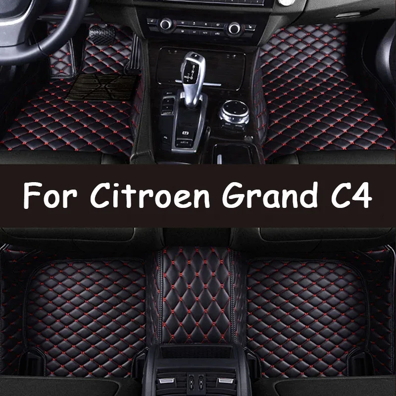 Car Mats For Citroen Grand C4 Picasso SpaceTourer 5seat 2007~2013 Durable Pad Auto Rugs Carpets Interior Parts Car Accessories