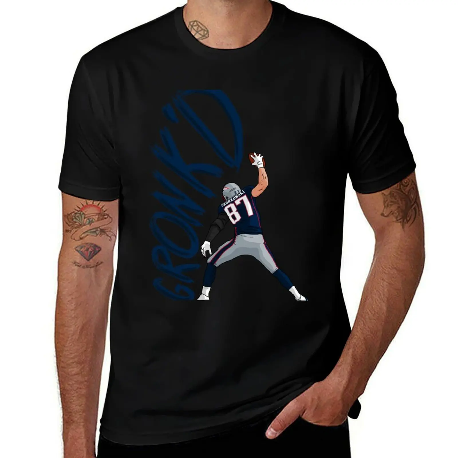 

Gronk'd T-Shirt cotton t shirts high quality cotton t shirt pack man t shirt luxury T-shirt