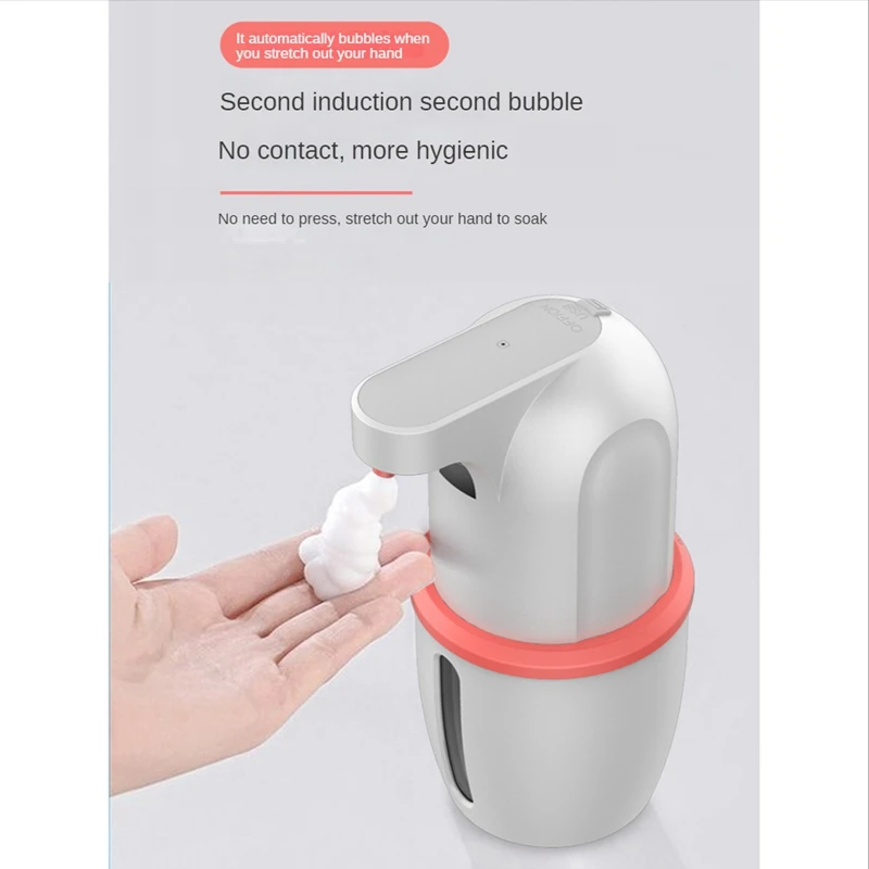Touchless Dispenser Automático Soap, Máquina de Espuma Inteligente, Home Sensor, Carregamento USB, Desinfetante para as mãos, 275ml