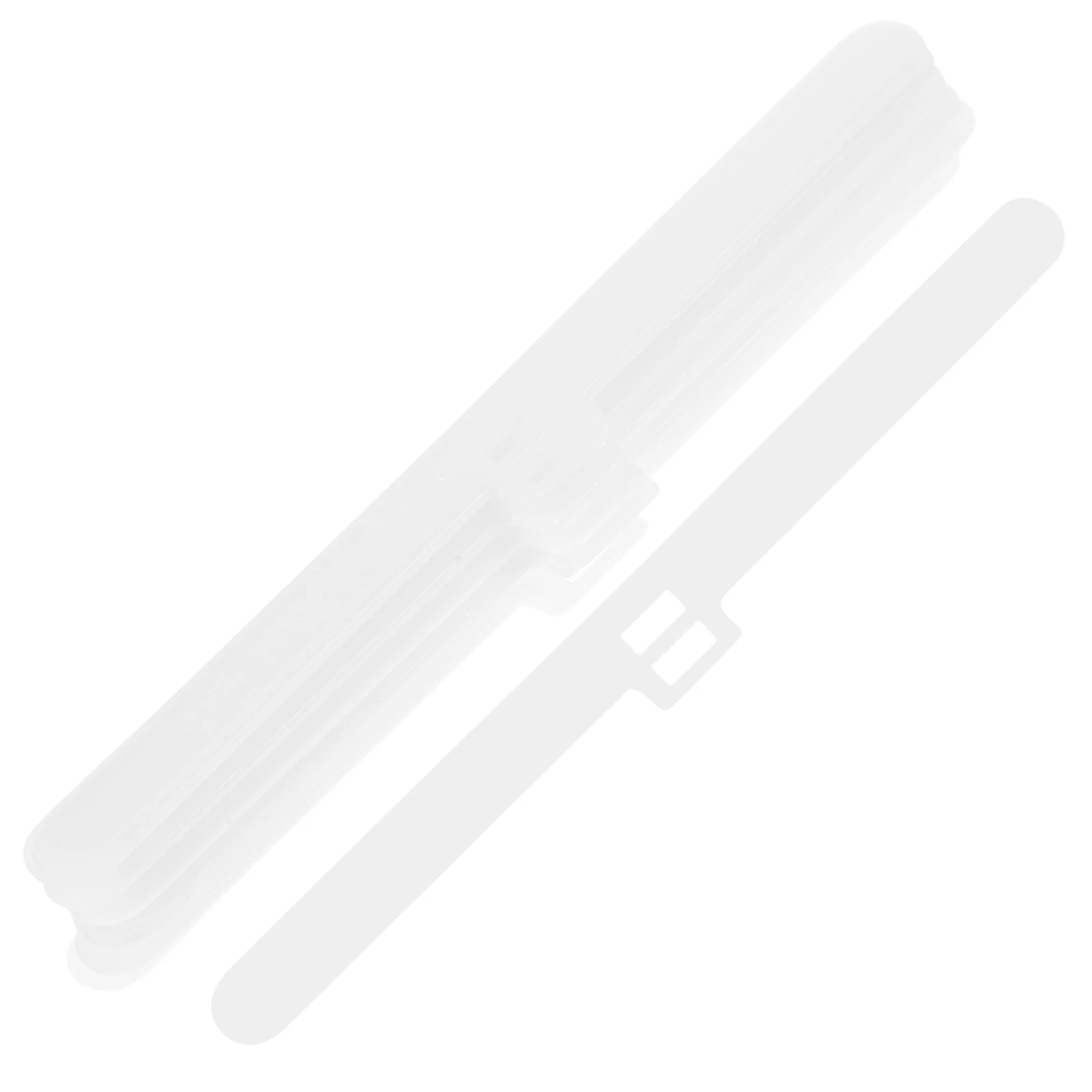 

10pcs Vertical Blind Hanging Clips Plastic Dual Hole White Color Curtains Window Blinds Repair Accessories Easy
