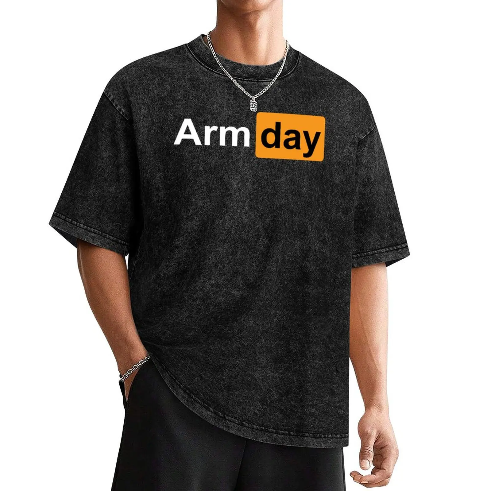 

Arm Day T-Shirt oversized t shirt summer shirt heavyweight t shirts for men