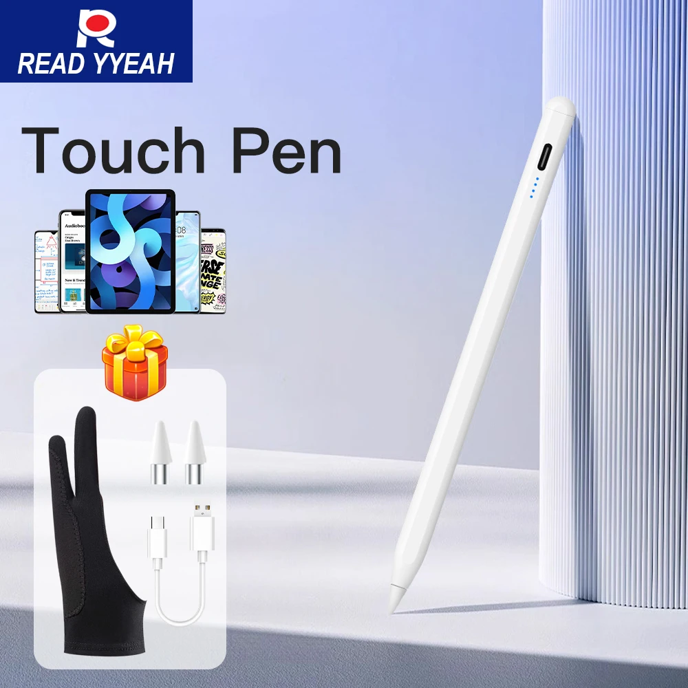 قلم عالمي جديد 2025 لأجهزة iPad وسامسونج وشاومي والكمبيوتر اللوحي والهواتف الذكية وأجهزة Apple iPhone لنظام iOS وأندرويد وملحقات iPad