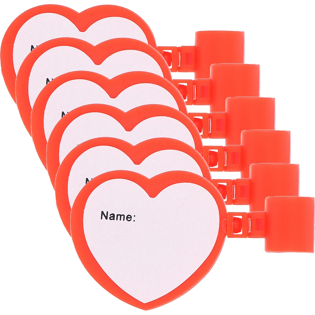 

6 шт., держатель для бирки с именем стетоскопа, идентификационная карта, легко писать, забавная форма, дизайн, замена трубки