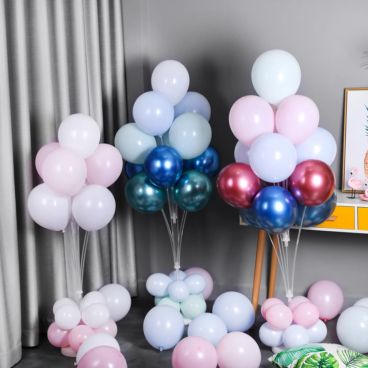 Porta palloncini Porta palloncini Colonna Coriandoli Palloncini Matrimonio Compleanno Decorazione festa Bambini Baby Shower Balons Forniture di