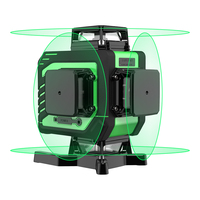 TG707 Automatic self leveling 360 Rotating rotary 4D laser multi cross line  Green beam laser level 4d 16 lines laser level