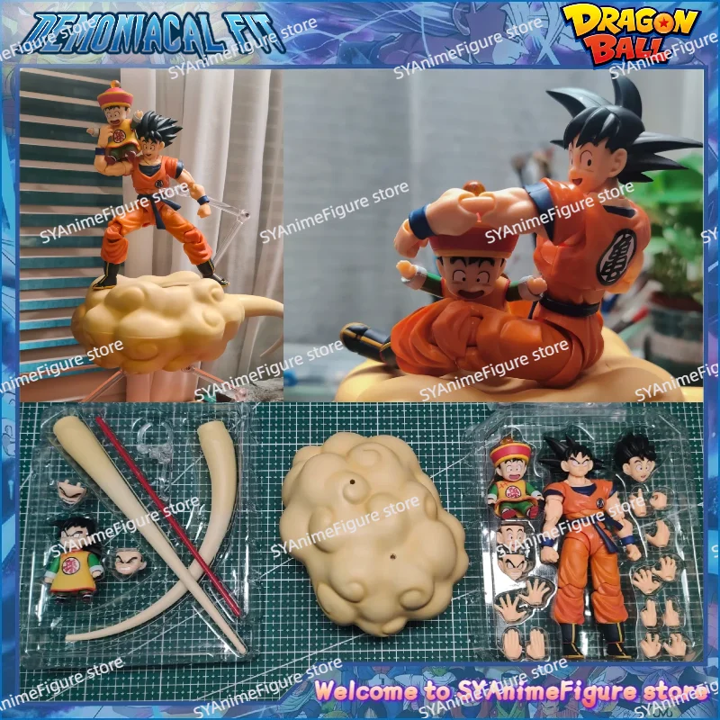 

In Stock Demoniacal Fit Dragon Ball SHF Father and Son The Unbreakable Bond Son Goku&Gohan Action Figure Toy Collection Gift