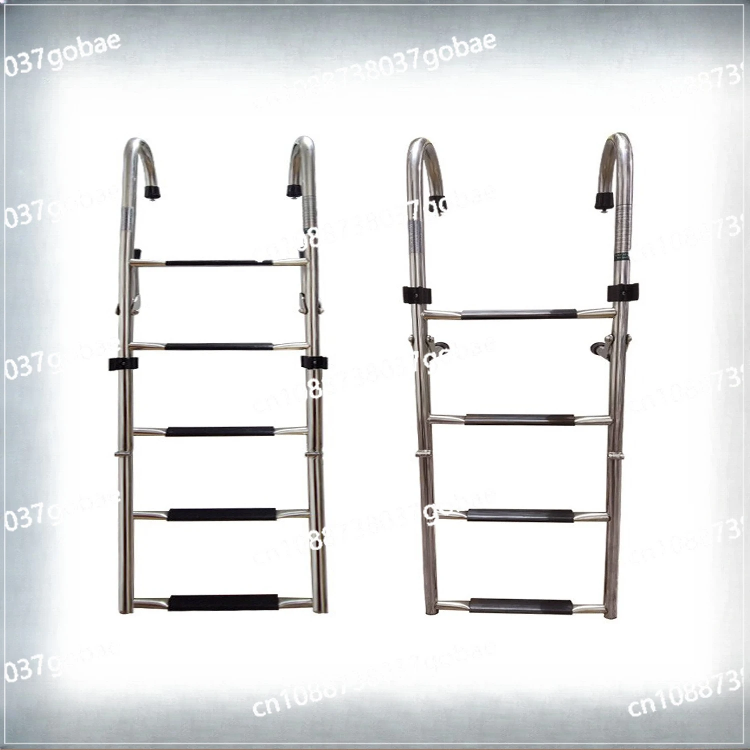 

Boarding Ladder Hanging Stainless Steel with Curved Folding Ladder