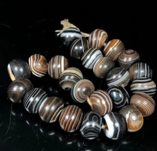 Collection China old agate Bracelet Natural Form Texture Bracelets