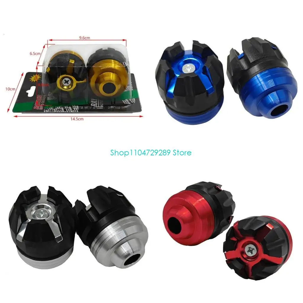 

D8KE Universal мотоцикл передние вилочные чашки для защиты от алюминия алюминиевые буферные чашки простая установка для переичек